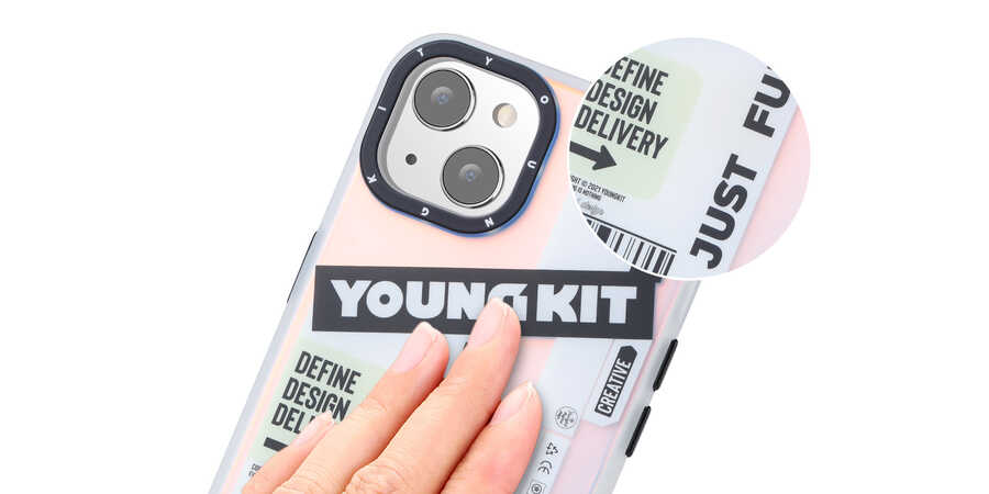 Apple iPhone 13 Kılıf YoungKit Fashion Culture Time Serisi Kapak CL036 Just Fun