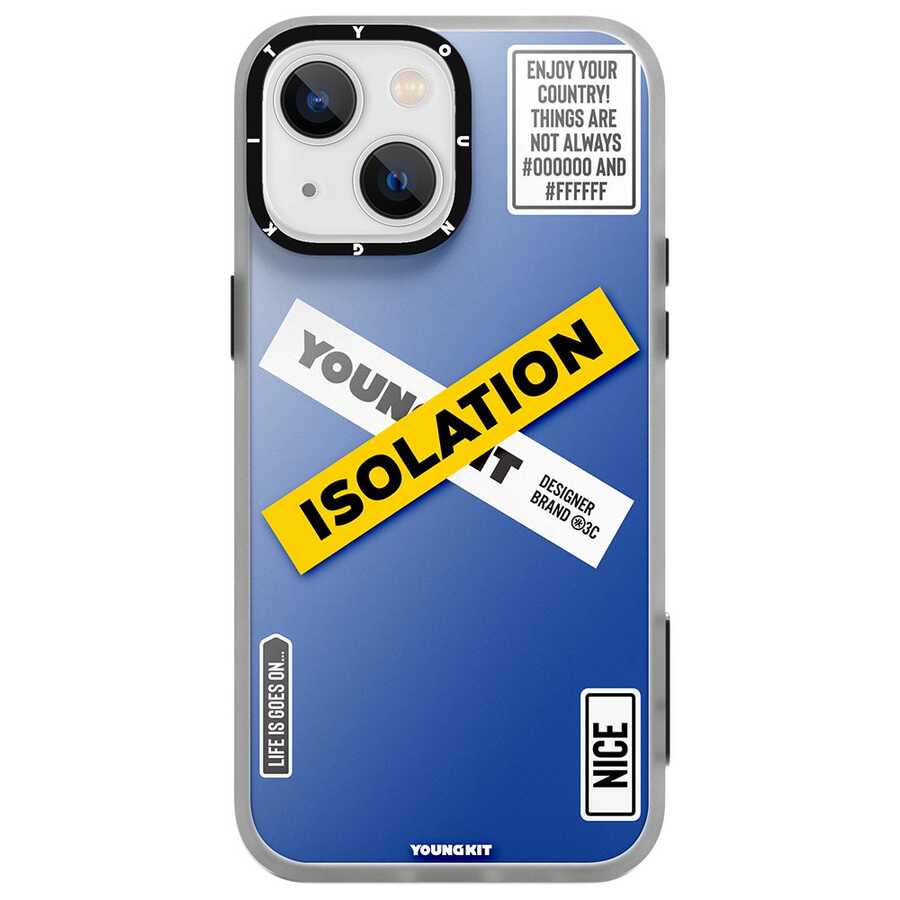 Apple iPhone 13 Kılıf YoungKit Holiday Serisi Kapak Beyaz