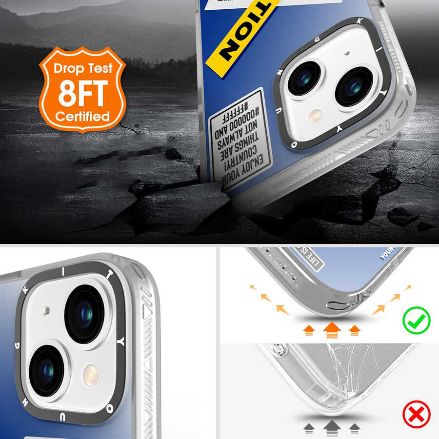 Apple iPhone 13 Kılıf YoungKit Holiday Serisi Kapak Kırmızı