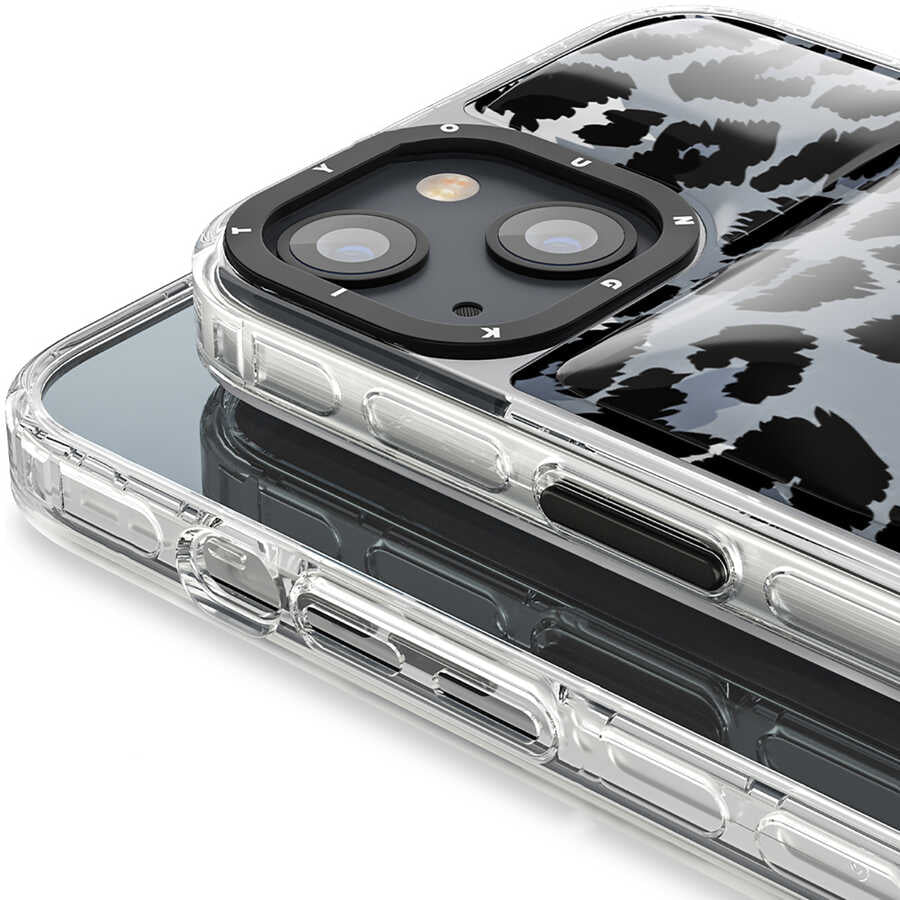 Apple iPhone 13 Kılıf YoungKit Leopard Article Serisi Kapak Kahverengi