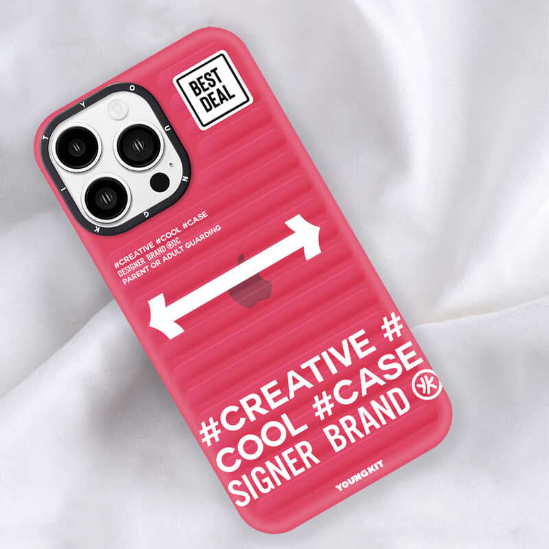 Apple iPhone 13 Kılıf YoungKit Luggage FireFly Serisi Kapak Mavi