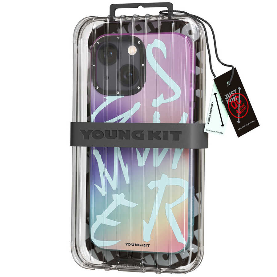 Apple iPhone 13 Kılıf YoungKit Summer Serisi Kapak Yeşil