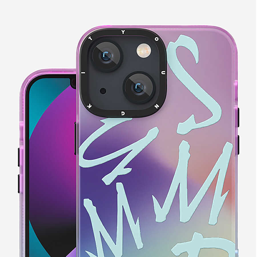 Apple iPhone 13 Kılıf YoungKit Summer Serisi Kapak Mor