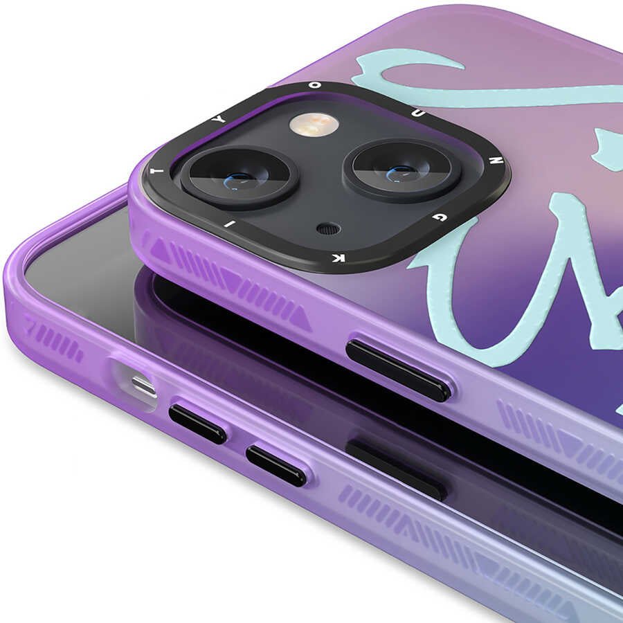 Apple iPhone 13 Kılıf YoungKit Summer Serisi Kapak Turuncu