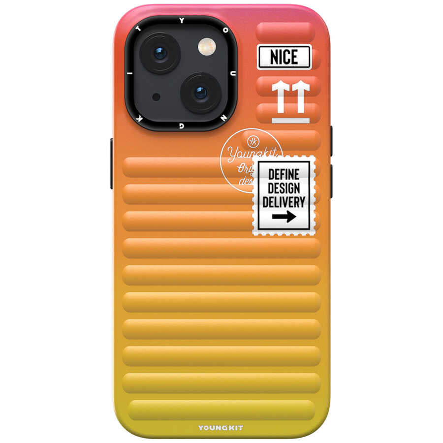 Apple iPhone 13 Kılıf YoungKit The Secret Color Serisi Kapak Mavi