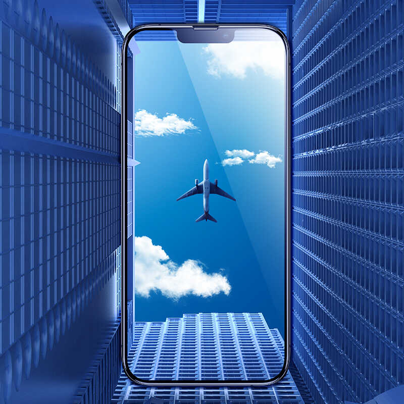 Apple iPhone 13 Mini Benks Little KingKong Matte Cam Ekran Koruyucu Siyah