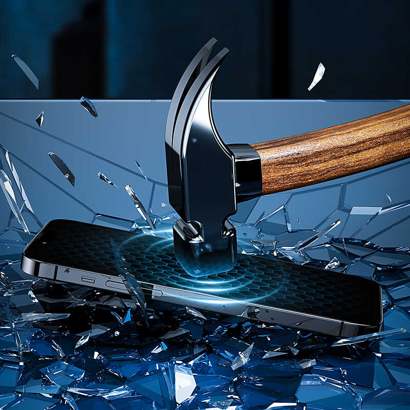 Apple iPhone 13 Mini Benks Little KingKong Privacy Cam Ekran Koruyucu Siyah