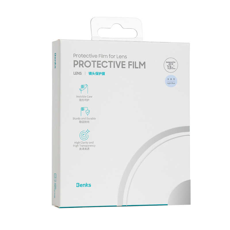 Apple iPhone 13 Mini Benks New KR Kamera Lens Koruyucu Colorful