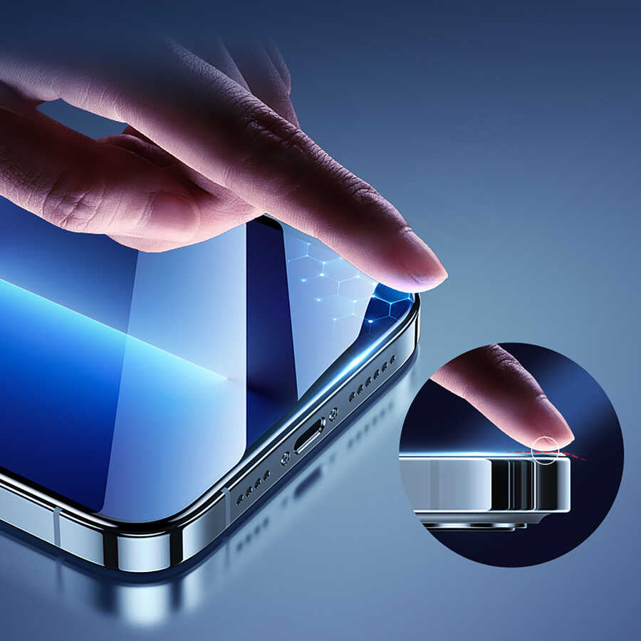 Apple iPhone 13 Pro Benks Mat Ekran Koruyucu Parmak İzi Bırakmayan Oyunculara Özel Ekran Filmi Siyah