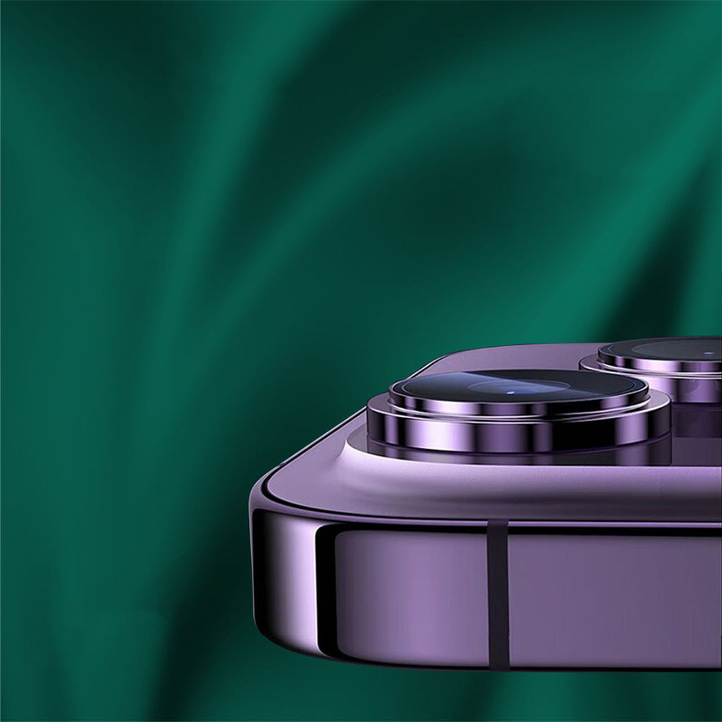 Apple iPhone 13 Pro Go Des CL-10 Kamera Lens Koruyucu Koyu Yeşil