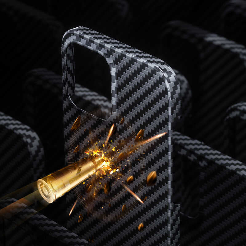 Apple iPhone 13 Pro Kılıf Benks Aramid M-safe 3 in 1 Set Siyah