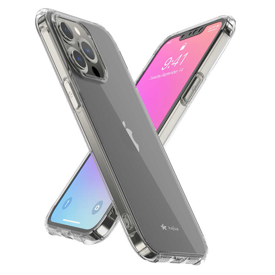 Apple iPhone 13 Pro Kılıf Kajsa Transparent Kapak Renksiz