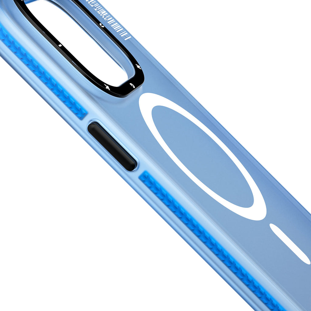 Apple iPhone 13 Pro Kılıf M-safe Şarj Özellikli Youngkit Colored Sand Serisi Kapak Siyah