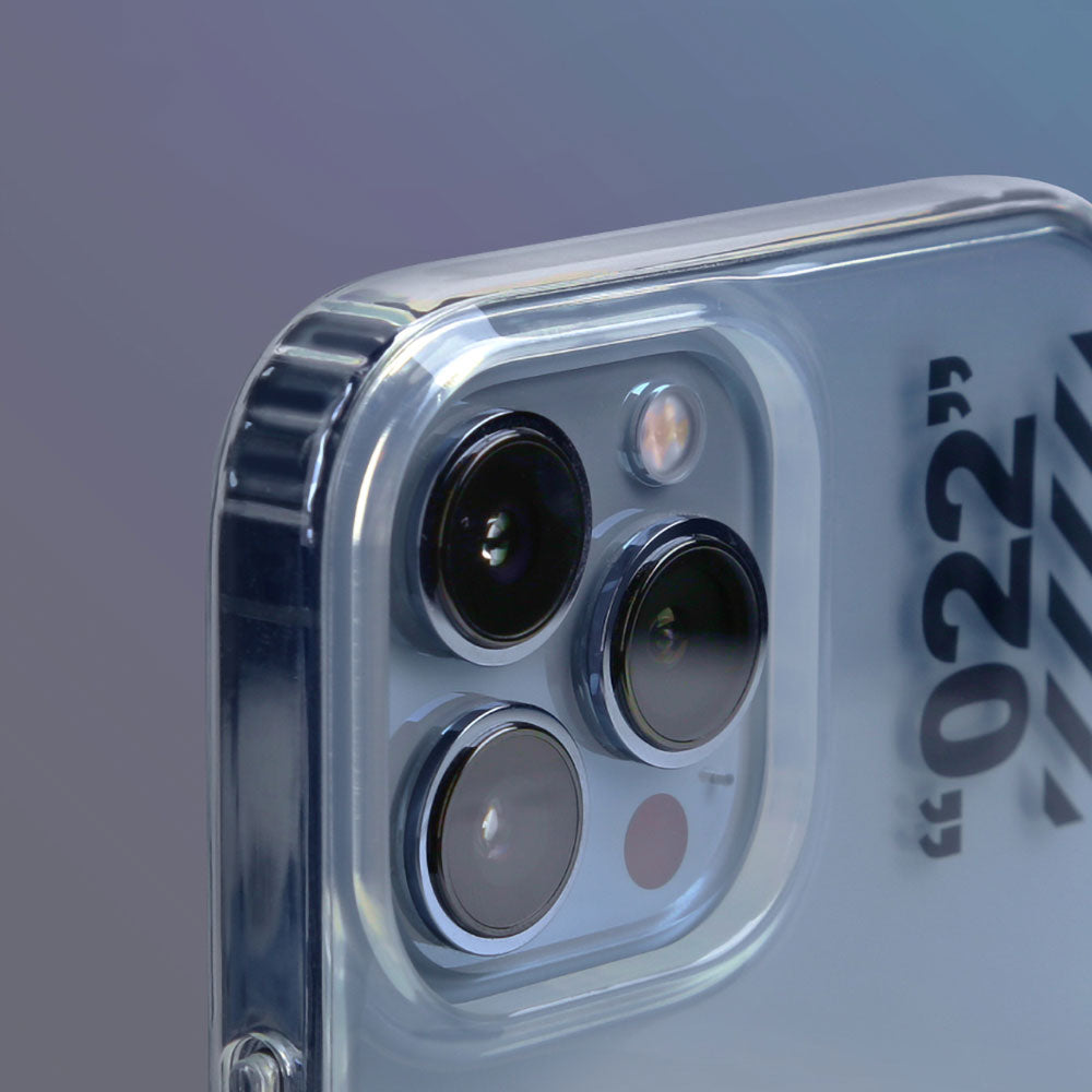 Apple iPhone 13 Pro Kılıf SkinArma Şeffaf Desenli Kaze Kapak Siyah