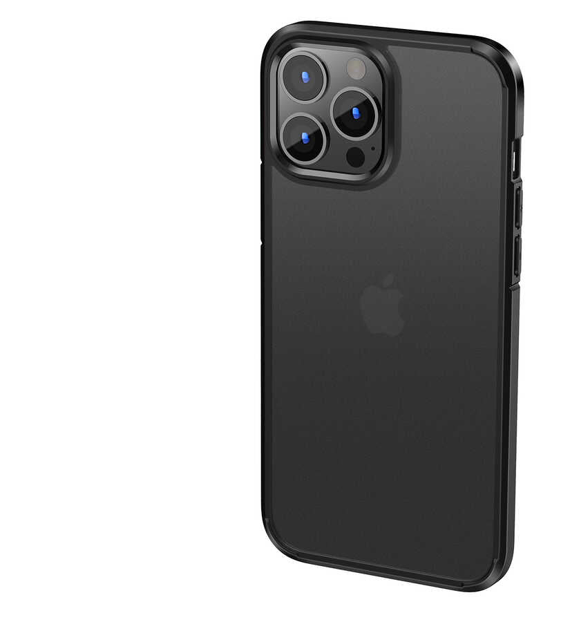 Apple iPhone 13 Pro Kılıf Wlons H-Bom Kapak Renksiz