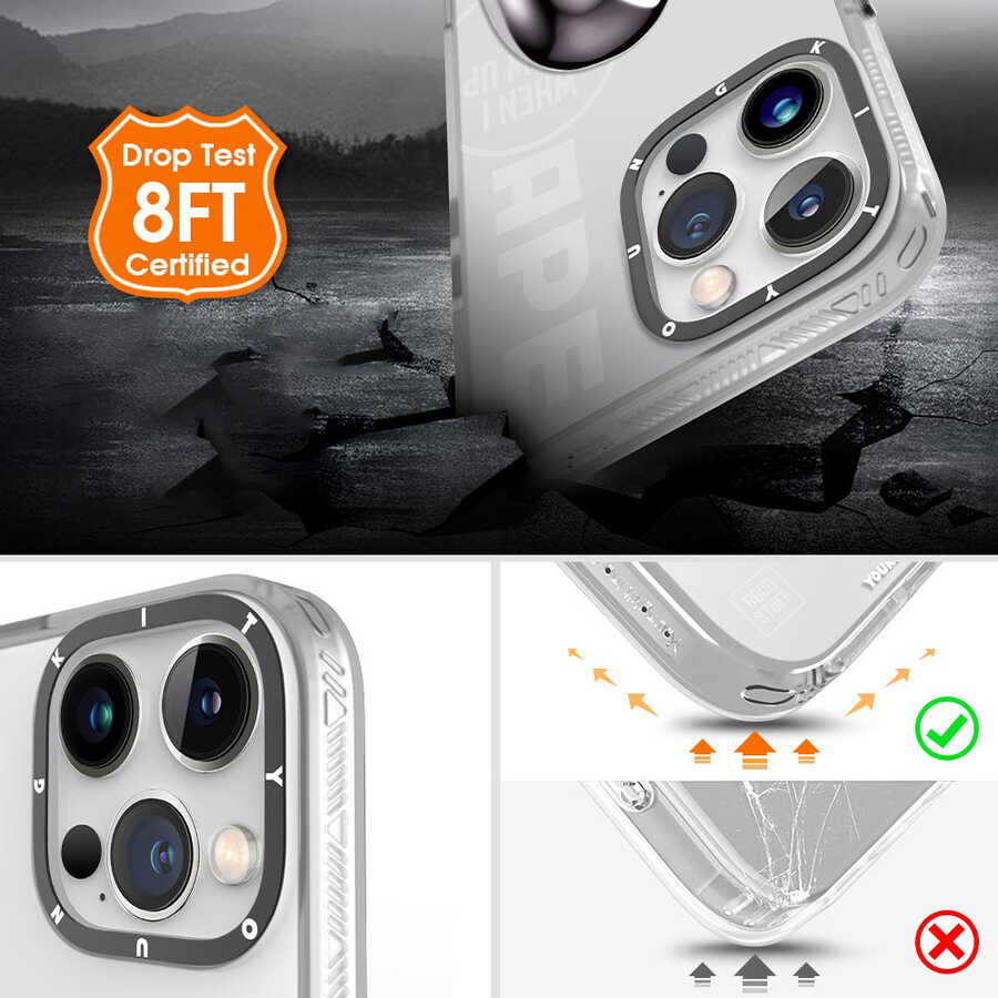 Apple iPhone 13 Pro Kılıf YoungKit Klasik Serisi Kapak CL001 Astronaut