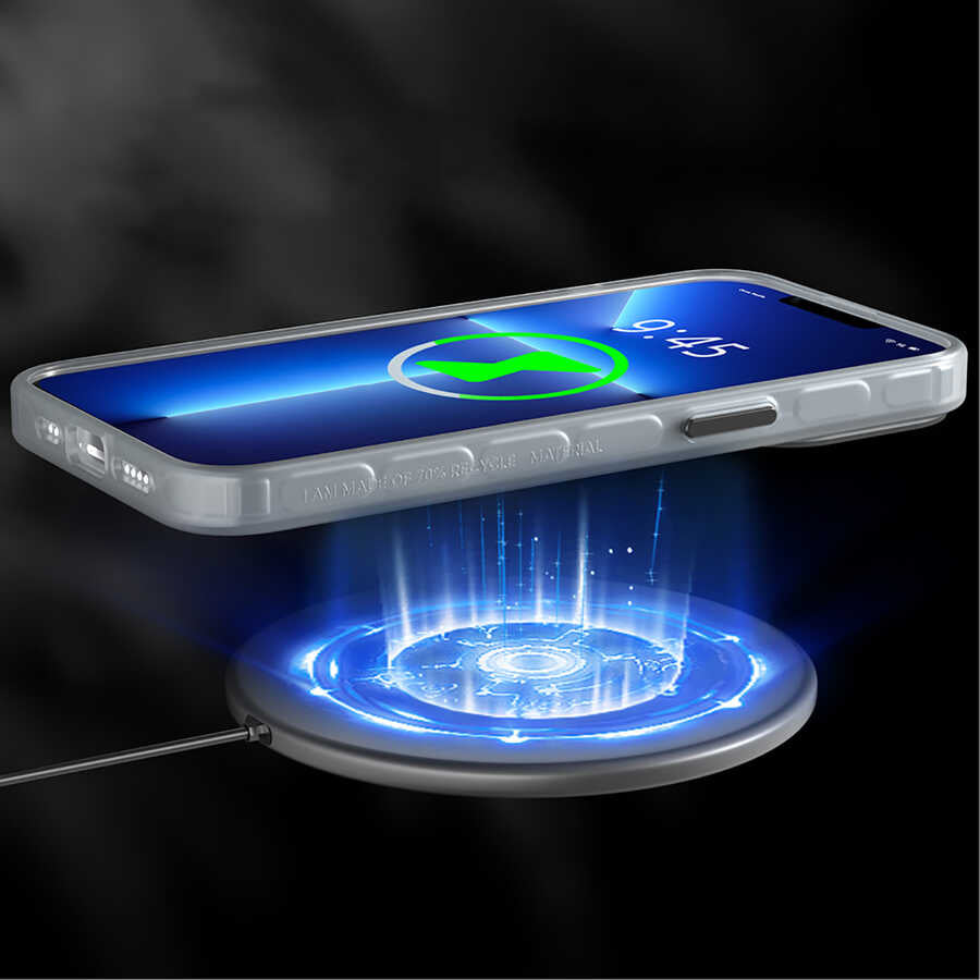 Apple iPhone 13 Pro Kılıf YoungKit Plain Coloured Serisi Kapak Mavi