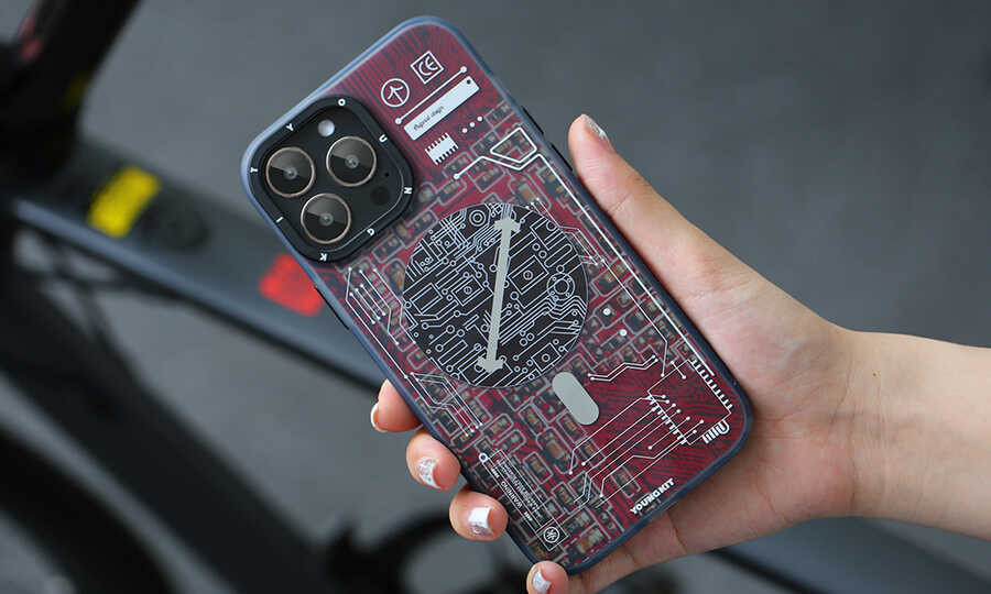 Apple iPhone 13 Pro Kılıf YoungKit Technology Serisi Kapak Mavi