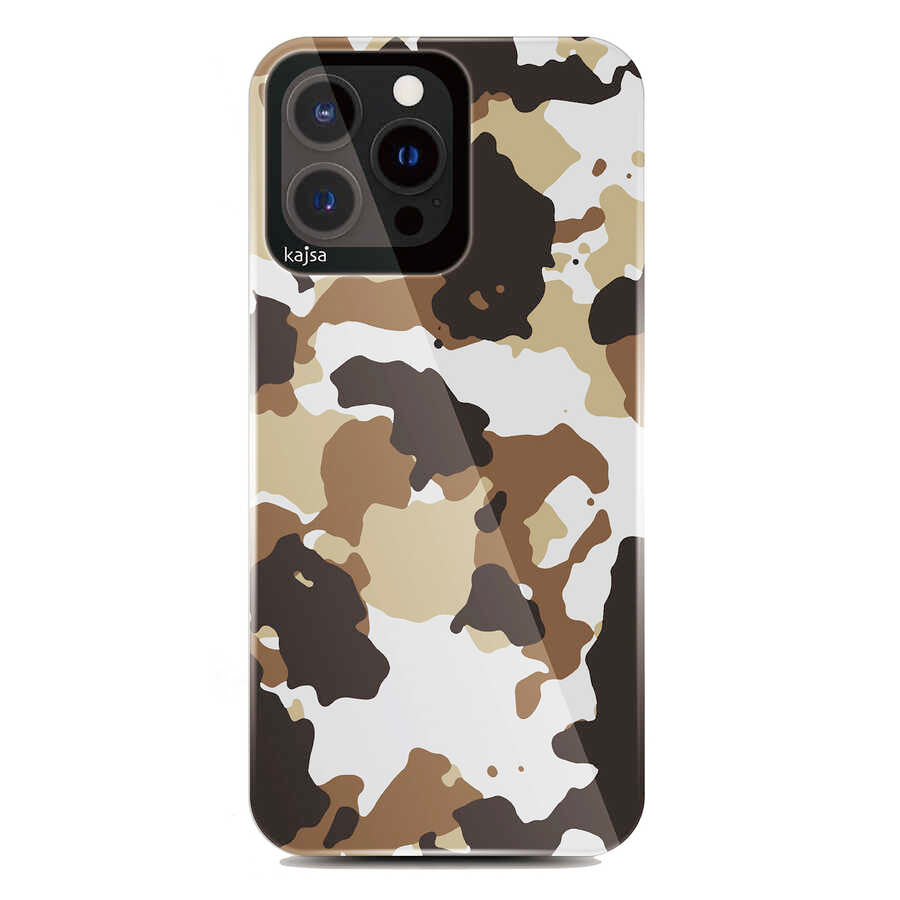 Apple iPhone 13 Pro Max Kılıf Kajsa Camo Kapak NO3