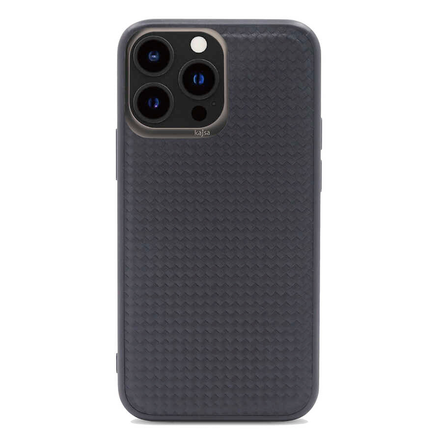 Apple iPhone 13 Pro Max Kılıf Kajsa Preppie Serisi Dark Kapak NO3