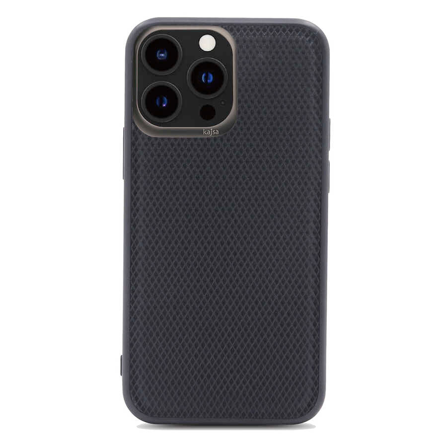 Apple iPhone 13 Pro Max Kılıf Kajsa Preppie Serisi Dark Kapak NO3