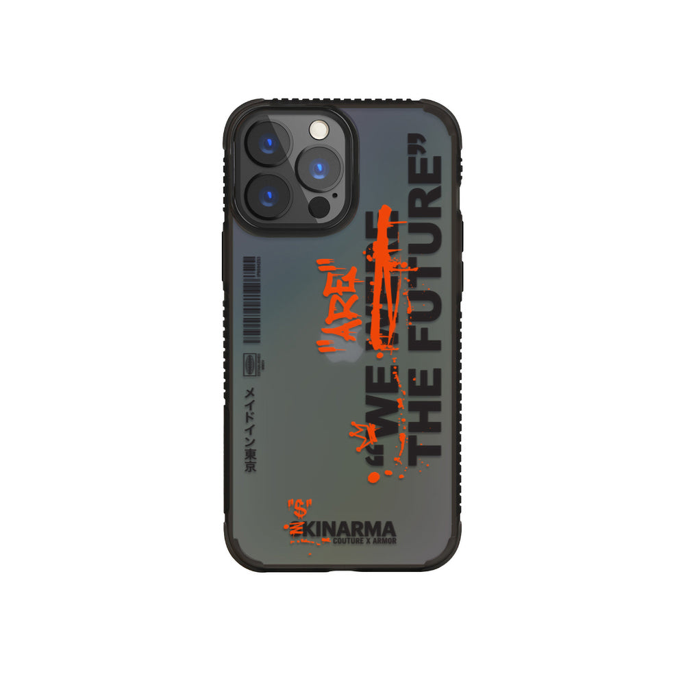 Apple iPhone 13 Pro Max Kılıf SkinArma Desenli Airbag Tasarımlı Kyanseru Kapak Füme