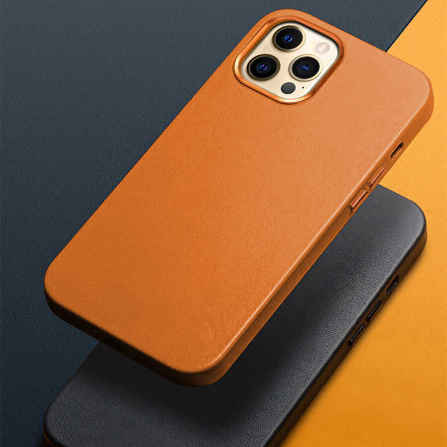 Apple iPhone 13 Pro Max Kılıf Wiwu M-safe Magnetic Kapak Siyah