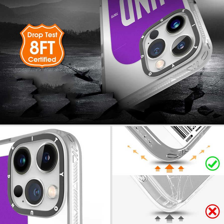 Apple iPhone 13 Pro Max Kılıf YoungKit Any Time Trip Serisi Kapak CL026 Hong Kong