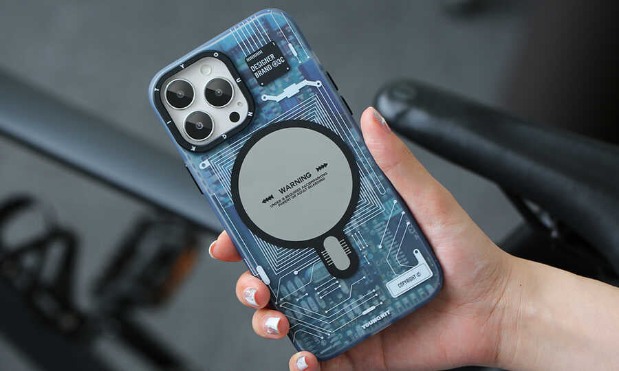 Apple iPhone 13 Pro Max Kılıf YoungKit Technology Serisi Kapak Beyaz