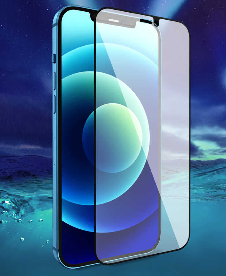 Apple iPhone 13 Pro Max Wiwu iVista Super Hardness Ekran Koruyucu Siyah