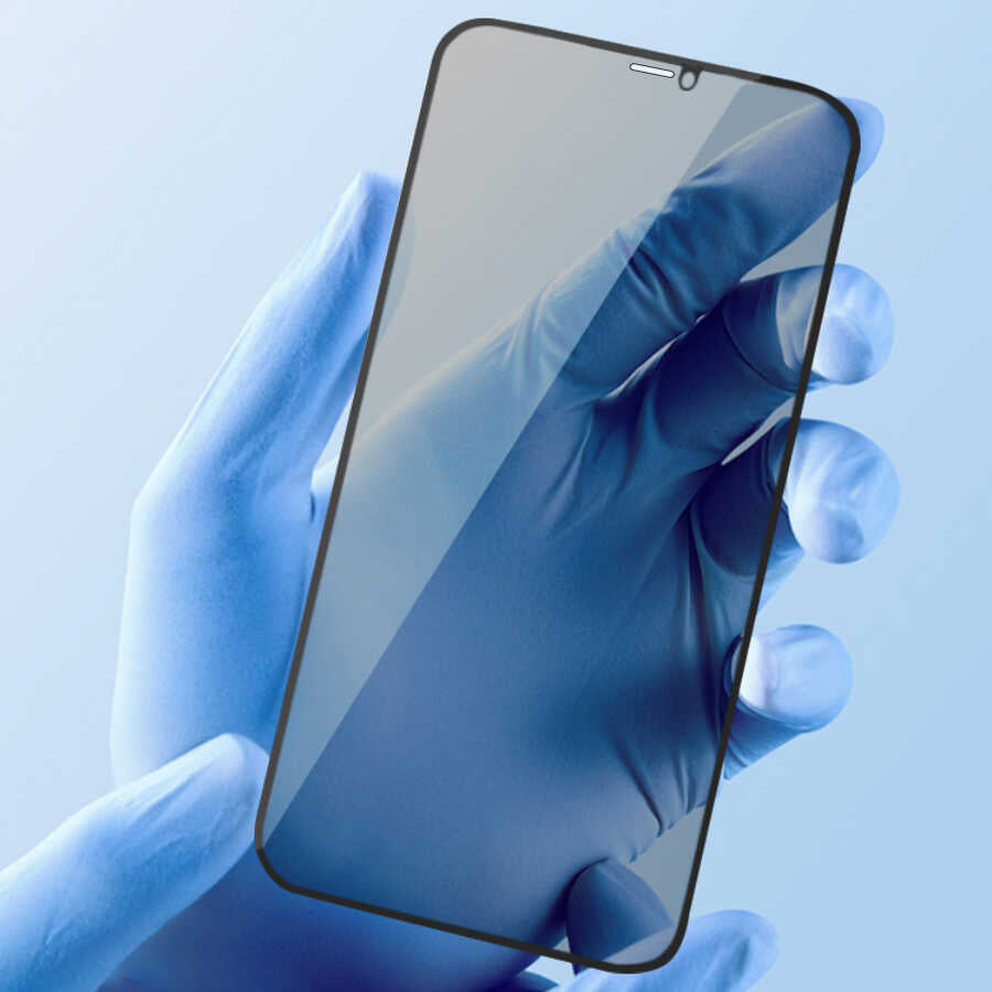 Apple iPhone 13 Wiwu iPrivacy HD Anti-Peep Ekran Koruyucu Siyah
