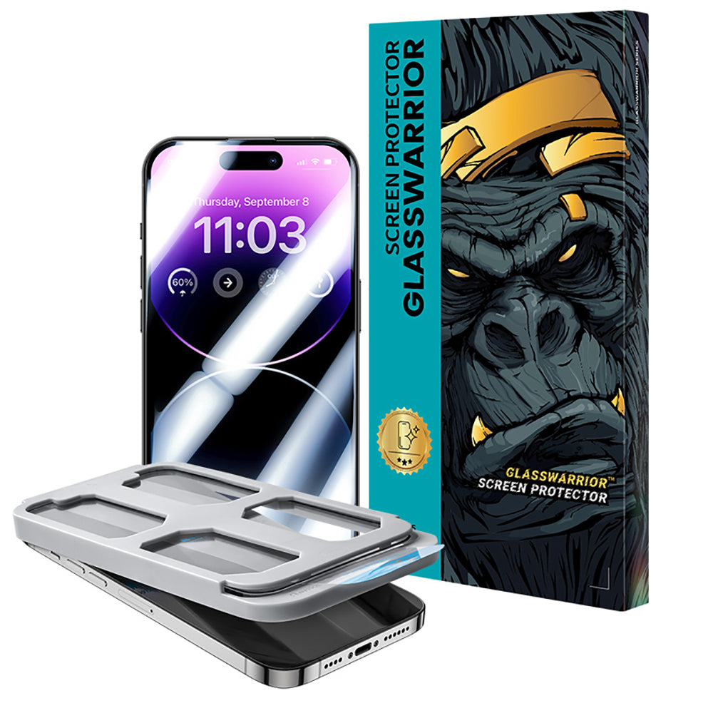 Apple iPhone 14 Benks Glass Warrior Cam Ekran Koruyucu Siyah