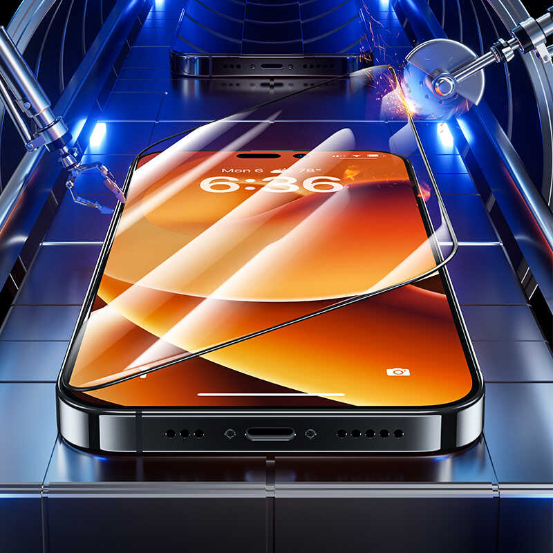 Apple iPhone 14 Benks V Pro Plus Şeffaf Ekran Koruyucu Siyah