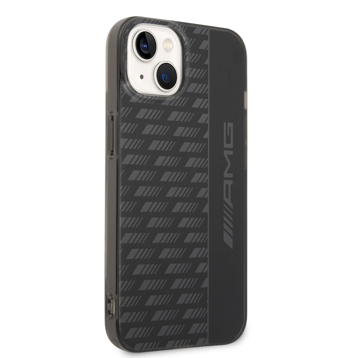 Apple iPhone 14 Kılıf AMG Frosted Buzlu PC Karbon Dizayn Kapak Siyah