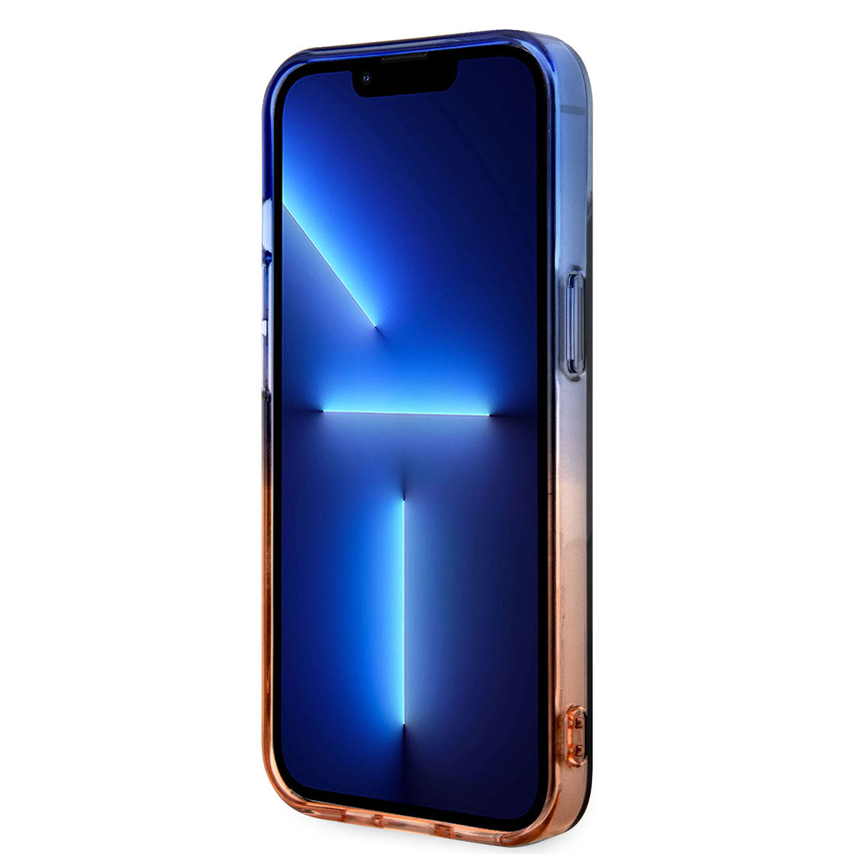 Apple iPhone 14 Kılıf BMW M-safe Şarj Özellikli Transparan Renk Geçişli Dizayn Kapak Gri