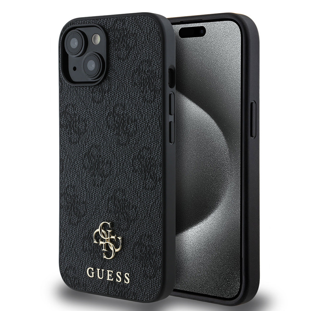 Apple iPhone 14 Kılıf Guess Orjinal Lisanslı M-safe Şarj Özellikli Small 4G Classic Kapak Pembe