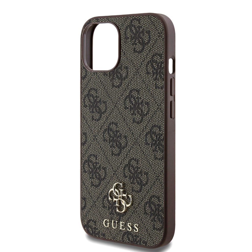 Apple iPhone 14 Kılıf Guess Orjinal Lisanslı M-safe Şarj Özellikli Small 4G Classic Kapak Pembe
