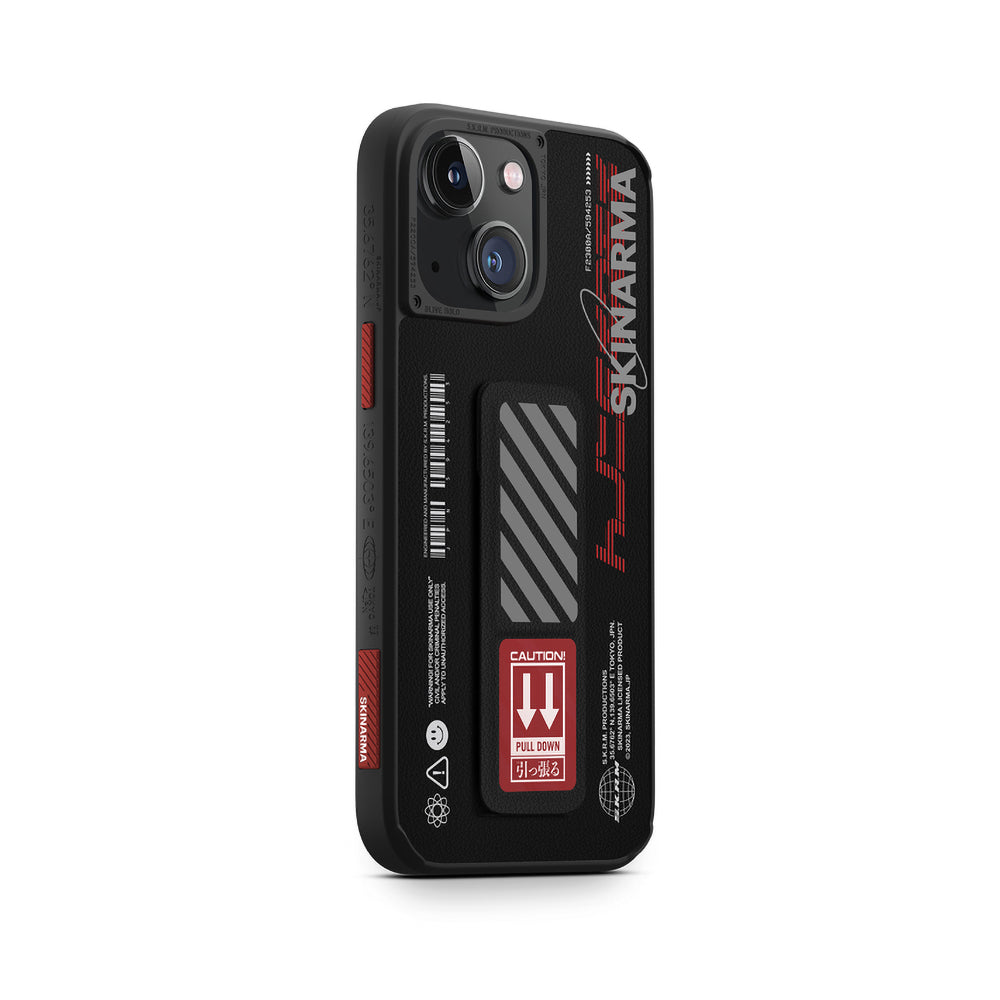 Apple iPhone 14 Kılıf SkinArma Standlı Deri Görünümlü Shingoki Kapak Mor