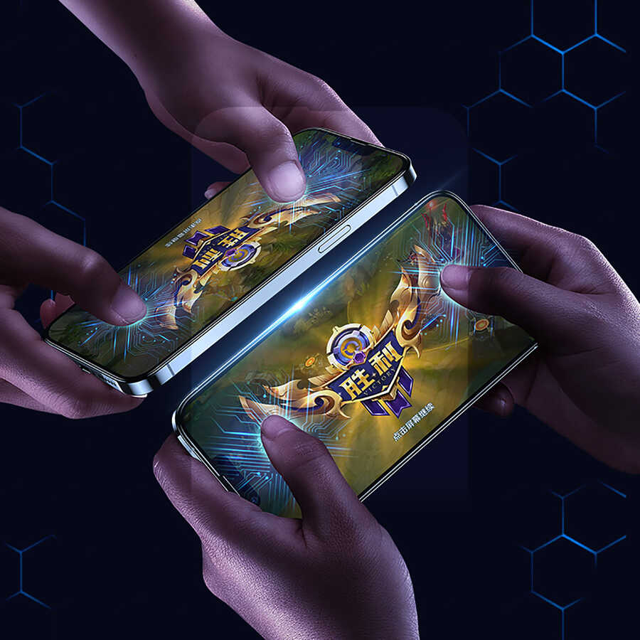 Apple iPhone 14 Plus Benks Mat Ekran Koruyucu Parmak İzi Bırakmayan Oyunculara Özel Ekran Filmi Siyah