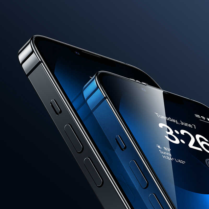 Apple iPhone 14 Plus Benks Warrior Safir Coating Cam Ekran Koruyucu Siyah