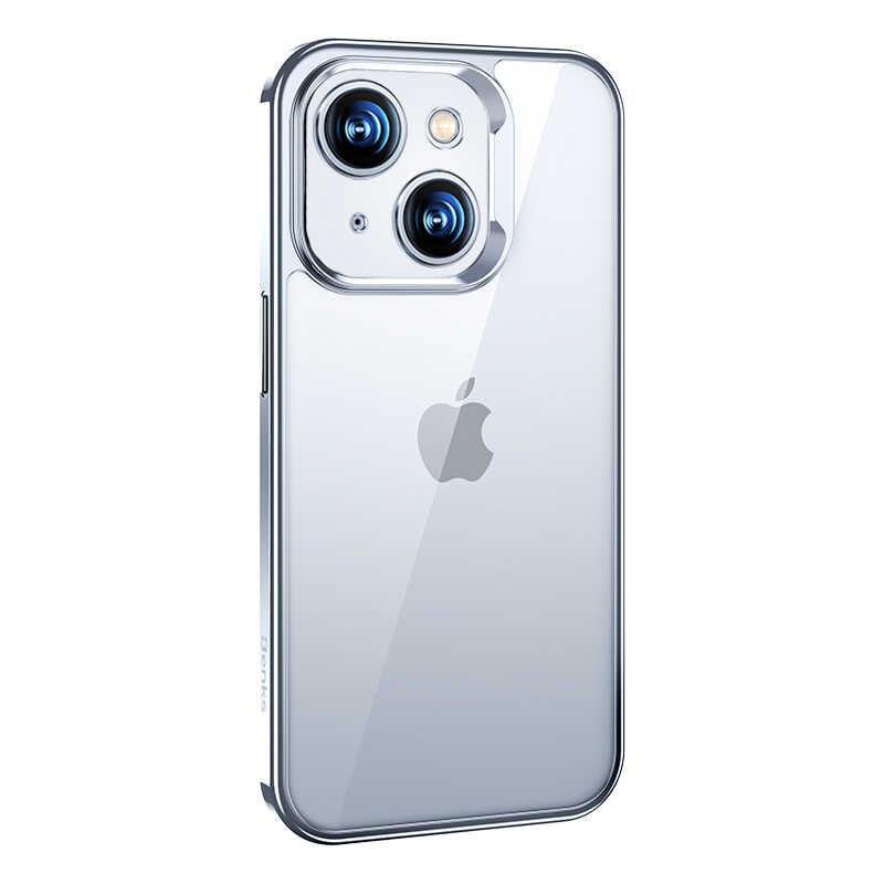 Apple iPhone 14 Plus Kılıf Benks Electroplating TPU Kapak Ekran Koruyucu Hediyeli Siyah