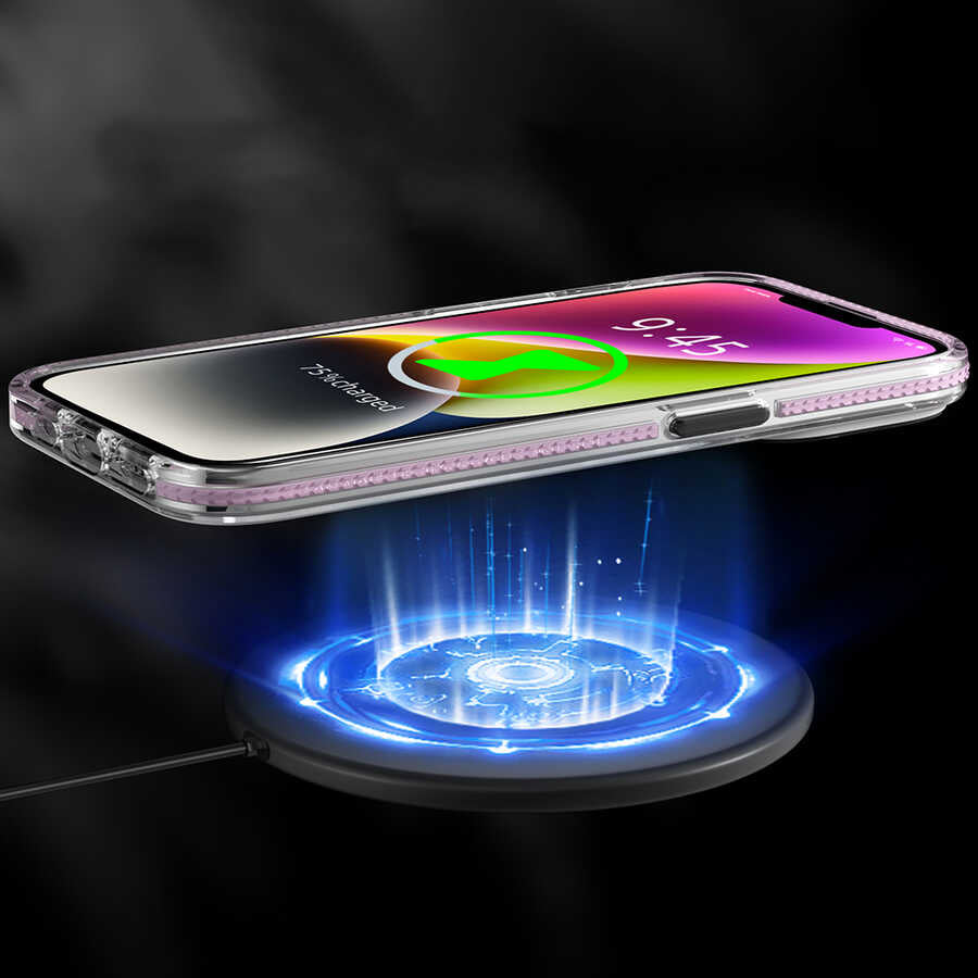 Apple iPhone 14 Plus Kılıf M-safe Şarj Özellikli YoungKit Exquisite Serisi Kapak Siyah