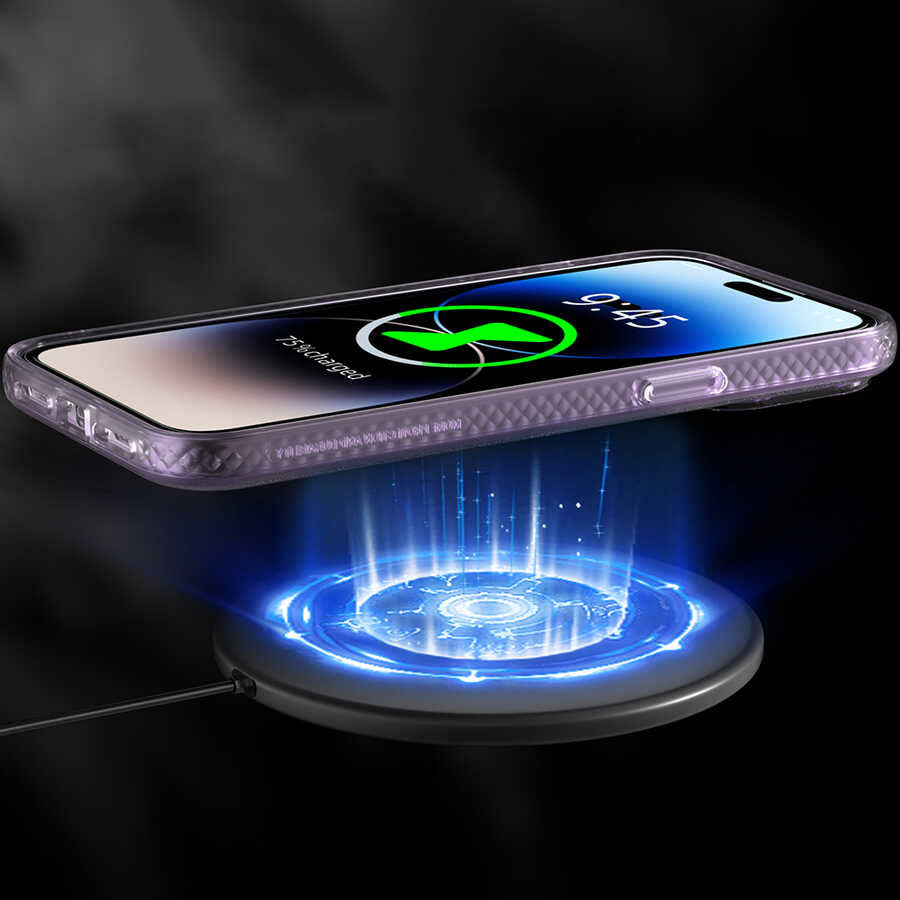 Apple iPhone 14 Plus Kılıf M-safe Şarj Özellikli Youngkit Rock Serisi Kapak Mavi