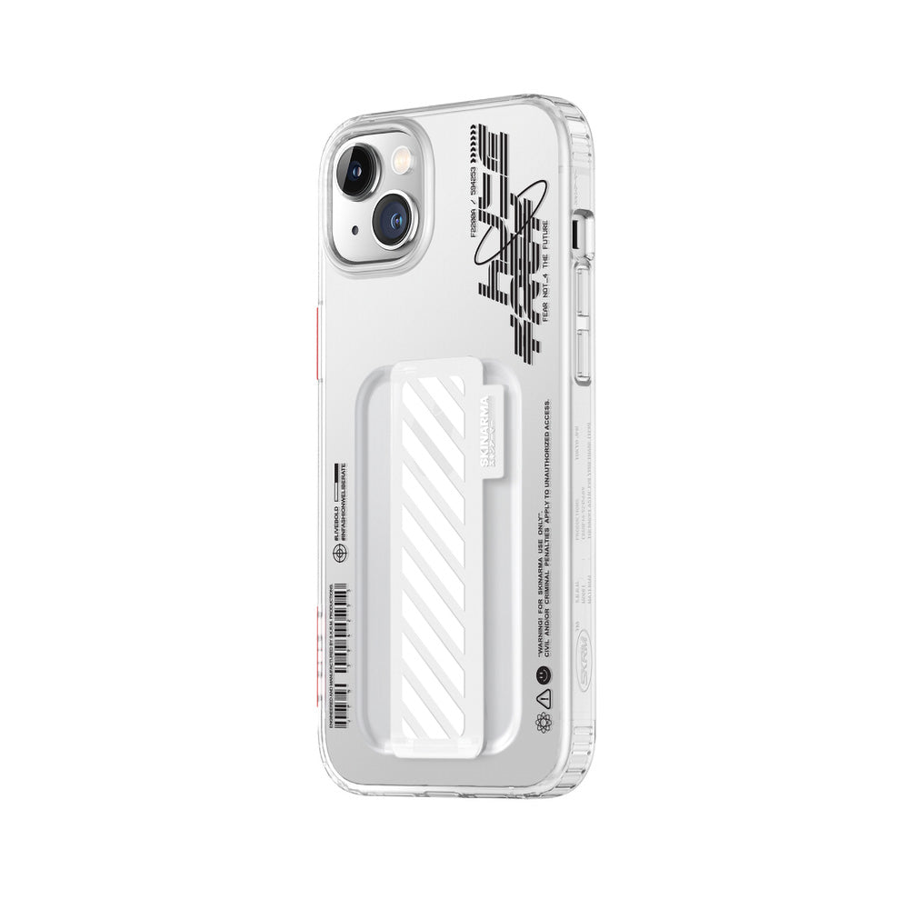 Apple iPhone 14 Plus Kılıf SkinArma Şeffaf Desenli Kaze Kapak Renksiz