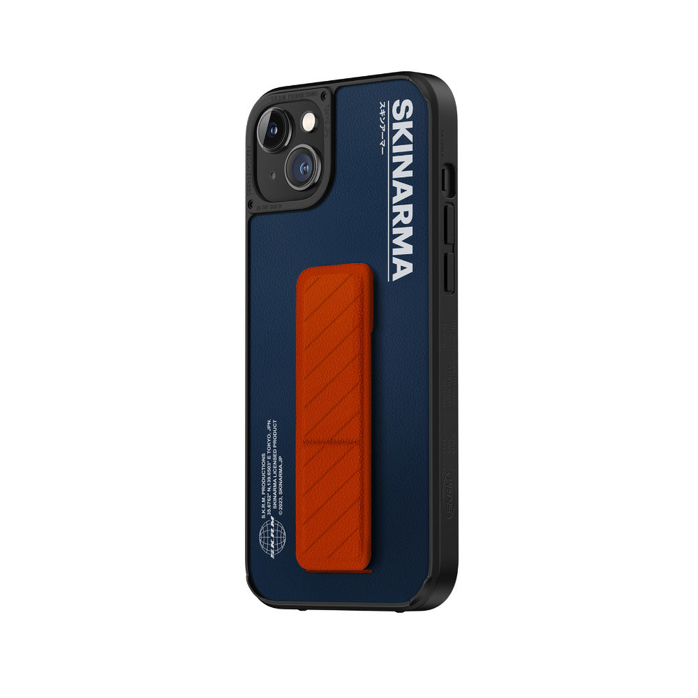 Apple iPhone 14 Plus Kılıf SkinArma Standlı Deri Görünümlü Gyo Kapak Olive