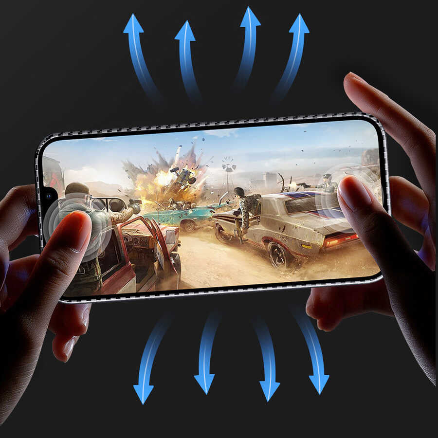 Apple iPhone 14 Plus Kılıf Wiwu Karbon Fiber Görünümlü M-safe Wireless Şarj Özellikli Kabon Kapak Mavi