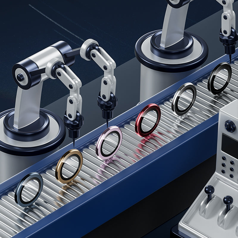 Apple iPhone 14 Pro Benks DR Safir Kamera Lens Koruyucu Derin Mor