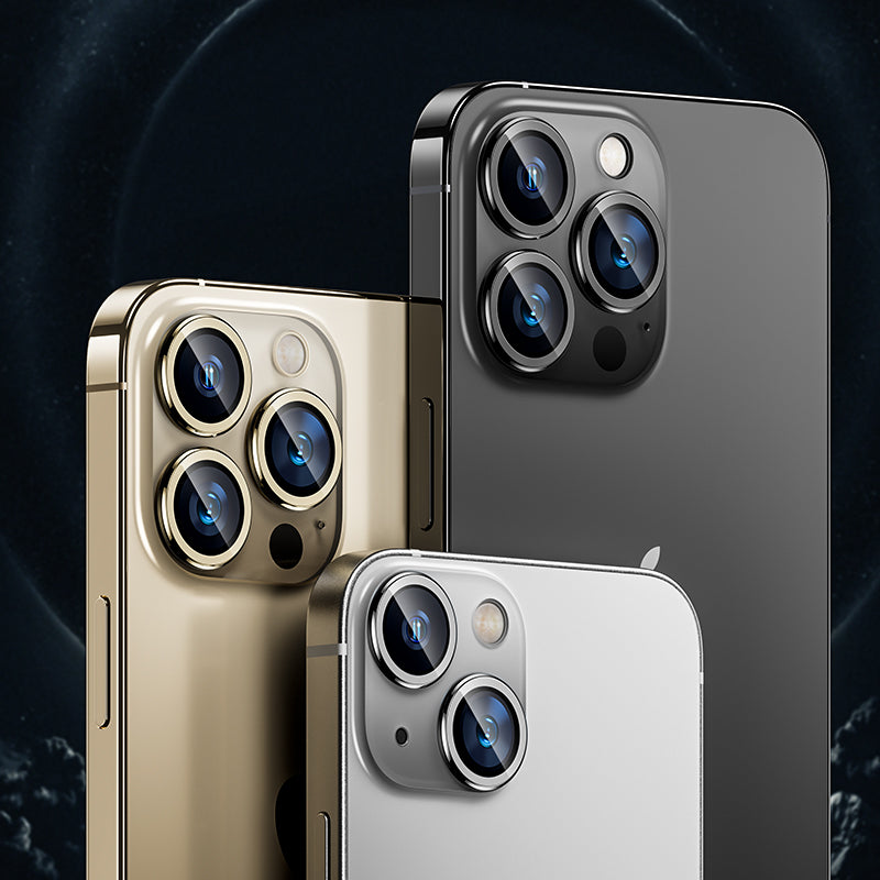 Apple iPhone 14 Pro Benks DR Safir Kamera Lens Koruyucu Derin Mor