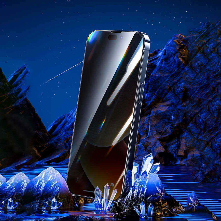 Apple iPhone 14 Pro Benks V Pro Plus Privacy Hayalet Ekran Koruyucu Siyah