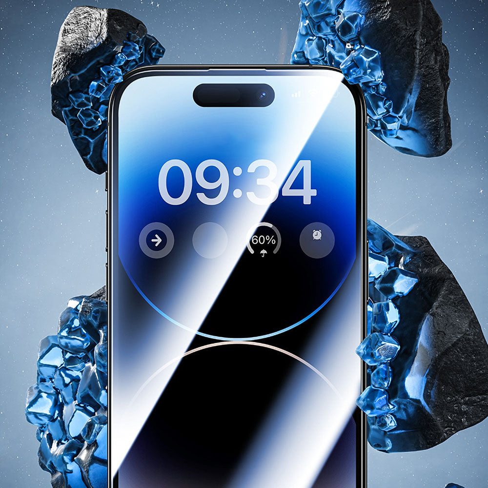 Apple iPhone 14 Pro Benks V Pro Safir Coating Ekran Koruyucu + Kolay Uygulama Aparatlı Siyah